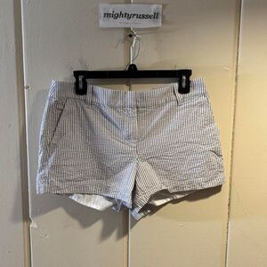 Jcrew Women's White and Grey Shorts